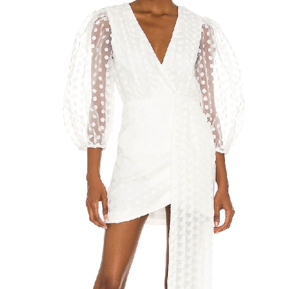Lovers + Friends Alize Mini Dress - White, NWT, Size S - Picture 3 of 4